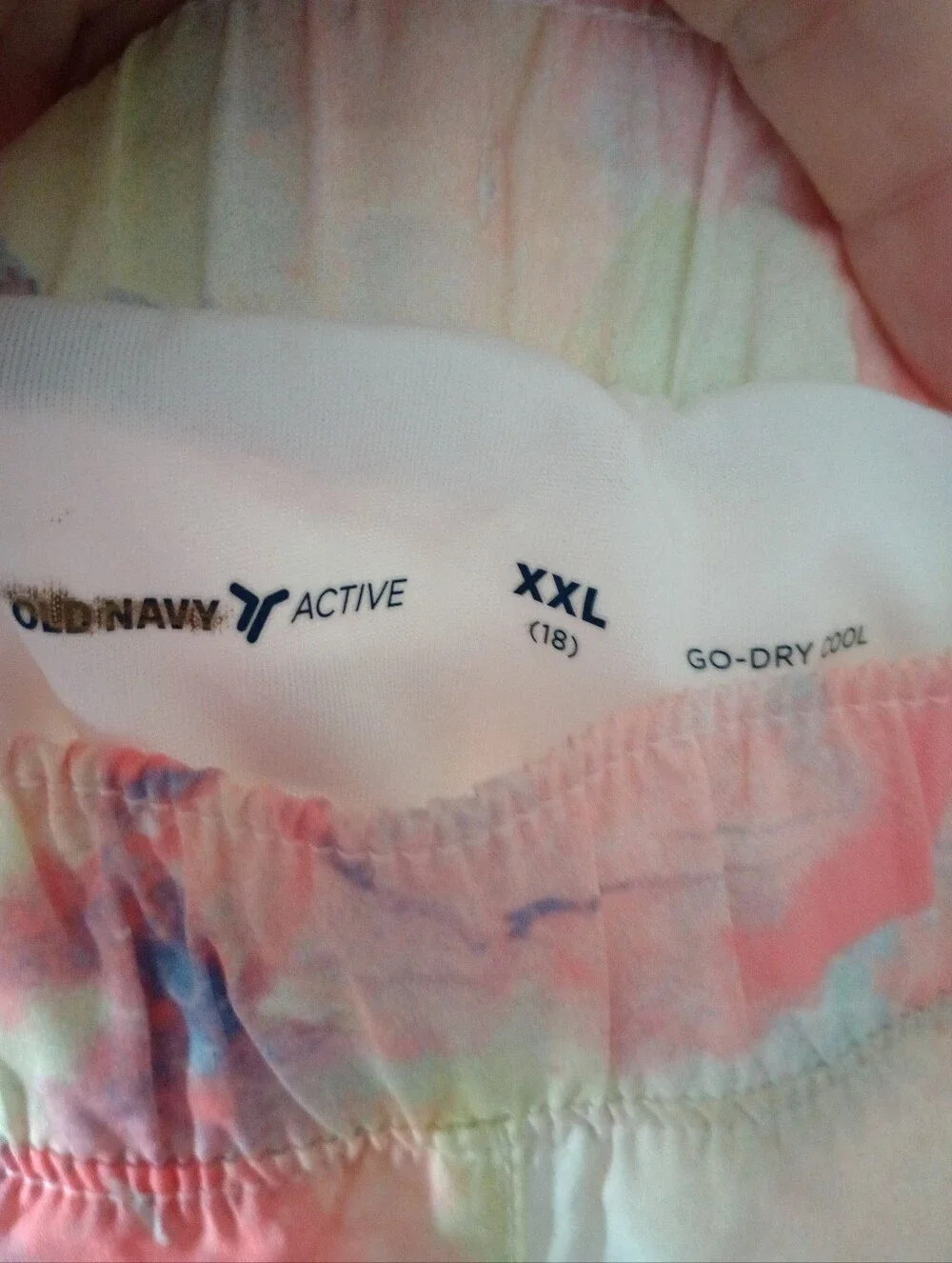 NWT Girl's Multicolor Tie-Dye Athletic Shorts Size XXL 18